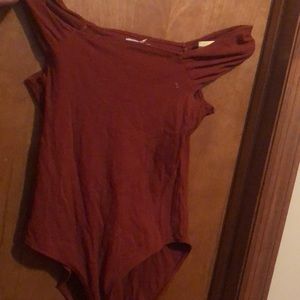Maurices orange body suit